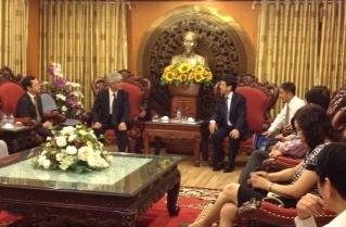 ＶＯＶ総裁、時事通信の代表団と会見